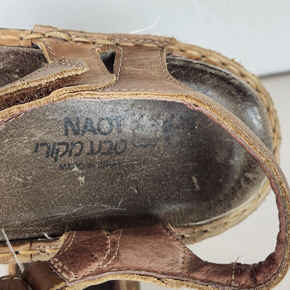 Naot Shoes Womens Size 39 Mary Jane Strap Comfort Wedge Sandals - Picture 5 of 9